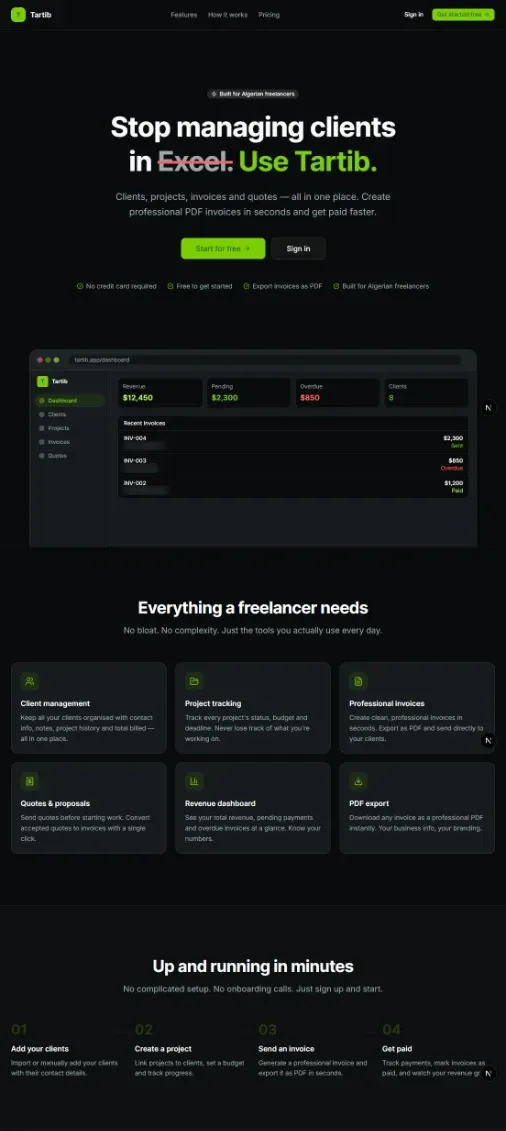 Tartib — screenshot 2